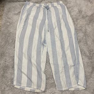 Lane Bryant Linen blend Drawing Pants